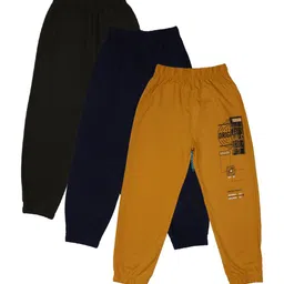 CREMLIN CLOTHING Kids Pack Of 3 Solid Joggers-picture-11