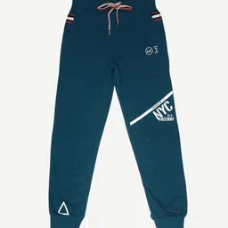 Alan Jones Boys Blue Solid Joggers image 1