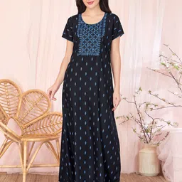 Sand Dune Printed Maxi Nightdress-picture-17