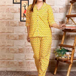 JAIPZZ APPARELS Printed Shirt & Trouser Co-Ords image 1