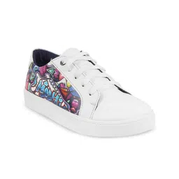 Mochi Women White Printed Sneakers-picture-41