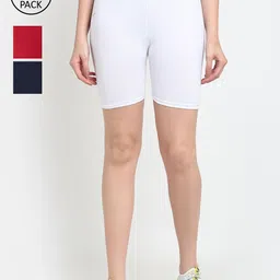 Jinfo Women Pack of 3 Sports Shorts-image-9
