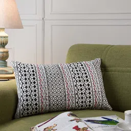 MIAH Decor Multi Color Geometric Printed Rectangular Cushion Cover-picture-33