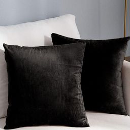 AEROHAVEN Black 2 Pcs Reversible Square Cushion Covers-picture-25