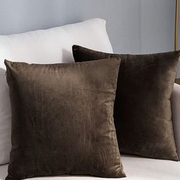 AEROHAVEN Brown 2 Pcs Reversible Square Cushion Covers-picture-11