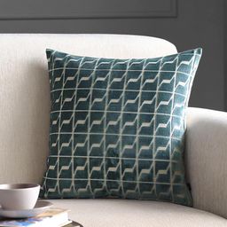 GM Blue Set of Single Geometric Square Cushion Covers-picture-3