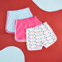 Pantaloons Baby Infants Girls Pack Of 3 Printed Low-Rise Cotton Shorts-picture-28