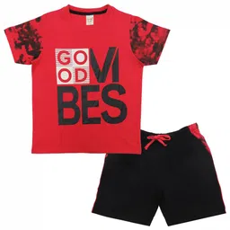 Clothe Funn Boys Printed T-shirt with Shorts-picture-19