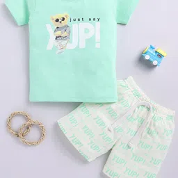 SmartRAHO Boys Printed T-shirt with Shorts-picture-26