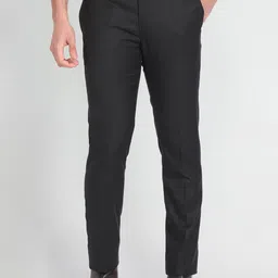 Arrow Men Mid-Rise Twill Formal Trousers-picture-12