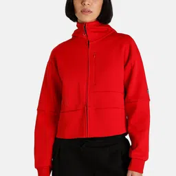 PUMA Motorsport Women Red Ferrari Style Sweat Jacket-picture-22
