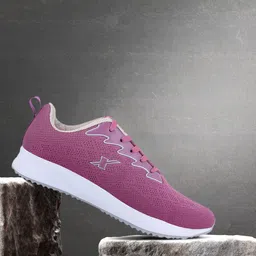 Sparx Women Purple Mesh Running Non-Marking Shoes image 1