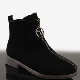 BuckleUp Women Black Ballerinas with Buckles Flats-picture-10