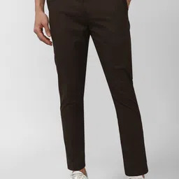 Peter England Casuals Men Slim Fit Trousers-image-23