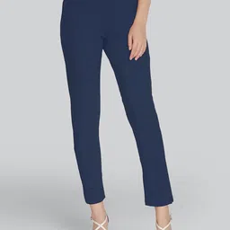 LYRA Women Original Regular Fit Mid-Rise Cotton Trousers-picture-32