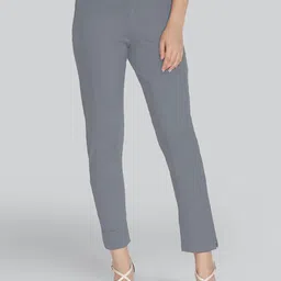 LYRA Women Original Regular Fit Mid-Rise Cotton Trousers-picture-29