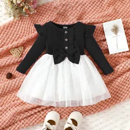 BAESD Girls Bow Detail Fit & Flare Dress-picture-14