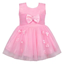 Wish Karo Girls Net Fit & Flare Dress-picture-26