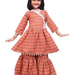 BAESD Girls Floral Printed A-Line kurta With Palazzo-picture-31
