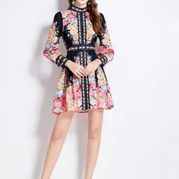 JC Collection Women Floral Printed Fit & Flare Dress-picture-19