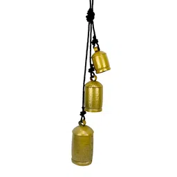 Hind Decor Gold-Toned Metallic Christmas Hanging-picture-42