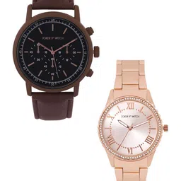 JOKER & WITCH Unisex Stainless Steel Dial Analogue His and Her Watches-picture-21