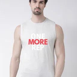 Friskers Typography Printed Pure Cotton Slim Fit Sleeveless T-shirt-image-65