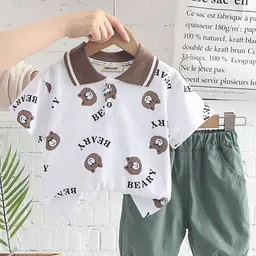 INCLUD Boys Printed T-shirt With Shorts-image-40