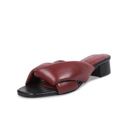 Hidesign LILLE Leather Open Toe Block Heels-picture-34