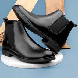 Bxxy Men Mid Top Block-Heel Chelsea Boots-picture-20