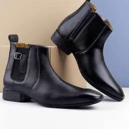 INVICTUS Men Round Toe Chelsea Boots-picture-36