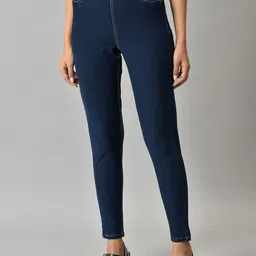 W Slim Fit Cotton Jeggings-picture-21