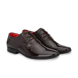 Azzaro Black Men Brown Solid Formal Derbys-picture-23
