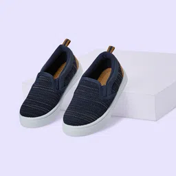 Pantaloons Junior Boys Woven Design Slip-On Sneakers-picture-31