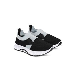 Airspot Kids Colourblocked Lightweight Slip-On Sneakers-picture-12
