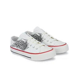 CROWCIA LONDON Women Woven Design Sneakers-picture-10