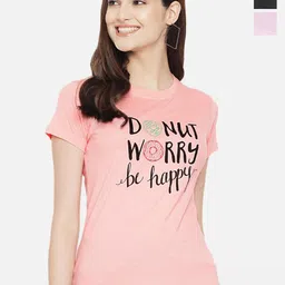 Fabflee Pack of 3 Printed Round Neck Cotton T-shirts-picture-17