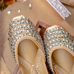NR By Nidhi Rathi Embellished Square Toe Mojaris-picture-7