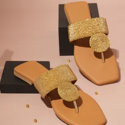 Inc 5 Embellished Square Open Toe Flats-picture-42