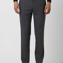 Van Heusen Men Mid-Rise Regular Fit Trousers-picture-7