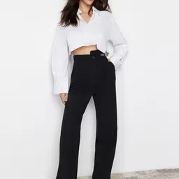 Trendyol Women Mid-Rise Trousers-picture-12
