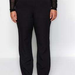 Trendyol Women Mid-Rise Regular Trousers-picture-17