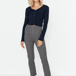 Trendyol Women Mid-Rise Trousers-picture-36