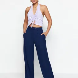 Trendyol Regular Fit Mid-Rise Trousers-picture-35