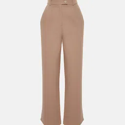 Trendyol Regular Fit Mid-Rise Parallel Trousers-picture-34
