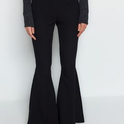 Trendyol Women Mid Rise Bootcut Trousers-picture-18
