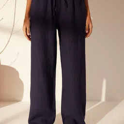 Trendyol Women Mid-Rise Linen Trousers-picture-17