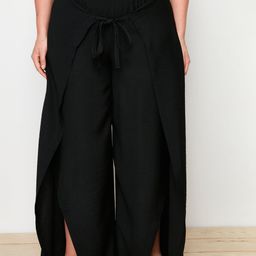 Trendyol Women Plus Size Mid-Rise Trousers-picture-49