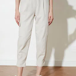 Trendyol Women Mid-Rise Trousers-picture-33