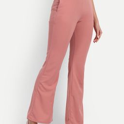 Next One Women Relaxed Flared High-Rise Non Iron Bootcut Trousers-picture-45